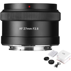 7artisans 27mm F2.8 Auto Focus Camera Lens for Sony E Mount, APS-C, Large Aperture, Prime, STM Auto Manual Focus Camera Lens