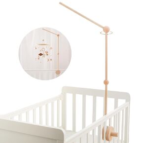 Baby Mobile for Crib Bear Cloud Crib Mobile Handmade Furry Nursery Mobile Gender Neutral Crib Toy Hanging for Nursery Decor Accessories