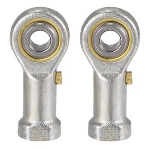 uxcell 2pcs PHS10 Spherical Rod End Bearing 10mm Bore Self-Lubricated Joint Bearing M10x1.5 Right Hand Female Thread Connector
