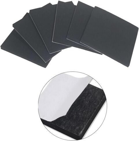 Adhesive Foam Padding 1/8 Inch Thick X 4 Inch Long X 4 Inch Wid,Non-Slip Neoprene Foam Anti Vibration Pads, Closed Cell Foam Sheet (4in X 4in X 1/4in, 10) in Saudi Arabia
