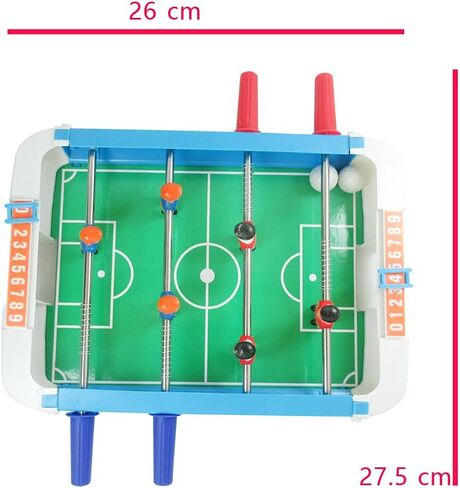 لعبة كرة قدم صغيرة على طاولة كرة القدم مقاس 10.2 بوصة مع حافظة نقاط وكرتين للرياضة والمنافسة الخارجية (لا تحتاج إلى تجميع) in Kuwait