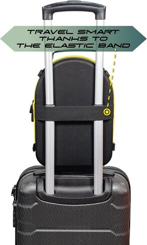 Hat Travel Case for Baseball Caps – Hard Hat Organizer, Carrying Handle and Shoulder Straps - Baseball Cap Organizer for Birthday Gift for Men – Traveling Hat Case - for Storage and Protection in Saudi Arabia