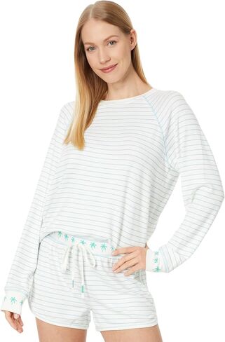 PJ Salvage Women's Long-Sleeve Pajama Cami Shirt Top, Pj in Saudi Arabia