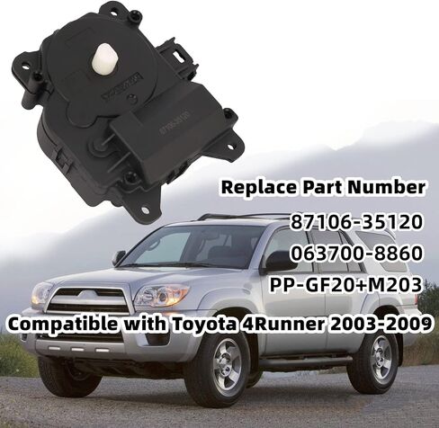 PP-GF20 + M20 87106-35120 063700-8860 مشغل باب الهواء مزيج HVAC متوافق مع Toyota 4Runner 2003-2009 PPGF20M20 in Kuwait