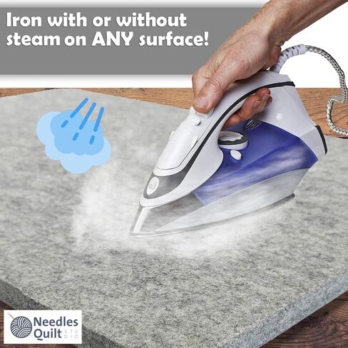 18" X 12" Wool Pressing Mat | 100% Natural New Zealand Wool Ironing Mat for Quilting Ironing Station - Wool Ironing Pad Quilters Pressing Pad - Pressing Mat Quilting Ironing Pads for Quilters in Saudi Arabia