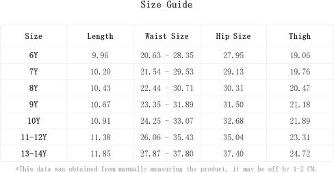 OYOANGLE Girl's Ring Linked Elastic Waist Skorts Shorts Asymmetrical Hem Short Skirts in Saudi Arabia