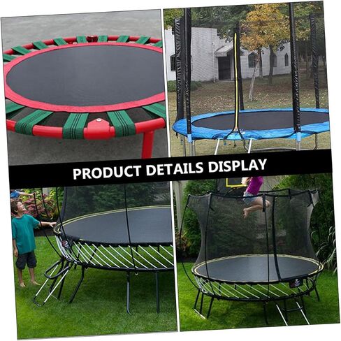 1pc Trampoline Mesh Trampoline Fabric Exercise Trampoline Kid Boomerang Kids Trampoline Round Trampoline Pads Trampoline Bed Mattress Jumping Mat Outdoor Fitness Cloth Accessories in Saudi Arabia