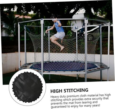 1pc Trampoline Mesh Trampoline Fabric Exercise Trampoline Kid Boomerang Kids Trampoline Round Trampoline Pads Trampoline Bed Mattress Jumping Mat Outdoor Fitness Cloth Accessories in Saudi Arabia