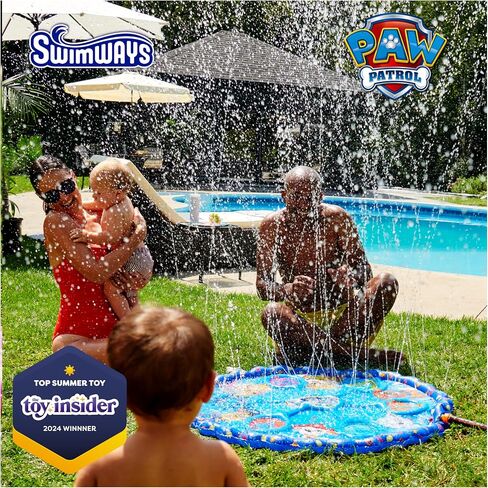 SwimWays Disney Princess Ariel Splash Mat, Kids Splash Pad & Outdoor Toys, Little Mermaid Party Supplies & Water Toys for Kids Aged 1 & Up in Saudi Arabia