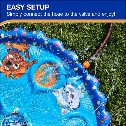 SwimWays Disney Princess Ariel Splash Mat, Kids Splash Pad & Outdoor Toys, Little Mermaid Party Supplies & Water Toys for Kids Aged 1 & Up in Saudi Arabia