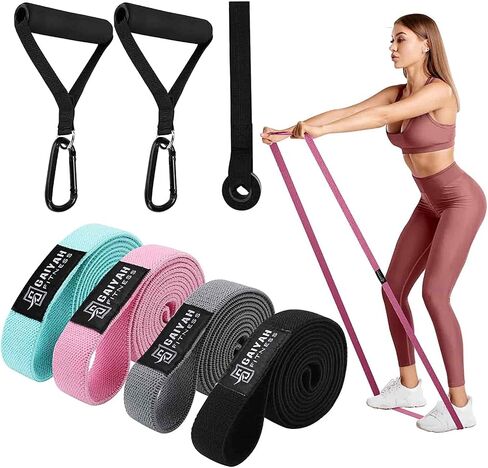أربطة طويلة للتمرين - أربطة مقاومة طويلة للنساء، أربطة تدريب طويلة، أربطة مقاومة طويلة للتمرين، أربطة مقاومة ذات حلقات طويلة، أربطة مقاومة كبيرة للتمارين الرياضية in Kuwait