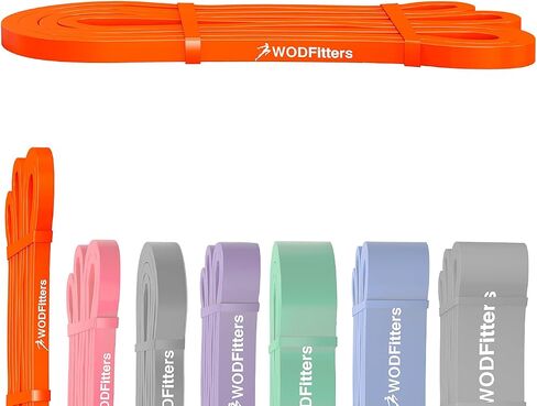 WODFitters Pull Up Assistance Band for Stretching, Mobility Workouts, Warm Up, Recovery, Powerlifting, Home Fitness and Exercise… in Saudi Arabia