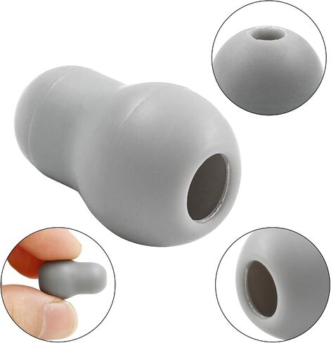 4PCS Stethoscope Ear Tips Replacement Silicone Earbuds, Universal Silicone Earplugs for Stethoscope, Stethoscope Spare Parts, White in Saudi Arabia