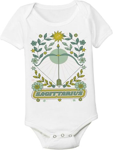 Astrology Zodiac Sign Symbol Boho Vibe Baby Child Youth Kids Graphic Tee Celestial Astrological Birthday Horoscope Tshirt Boys Girls Unisex Sun Moon Stars (Libra, 12-18 Month Baby Bodysuit) in Saudi Arabia