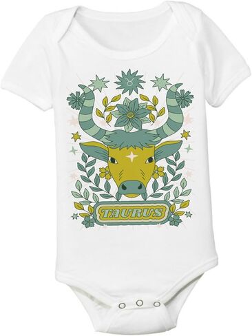 Astrology Zodiac Sign Symbol Boho Vibe Baby Child Youth Kids Graphic Tee Celestial Astrological Birthday Horoscope Tshirt Boys Girls Unisex Sun Moon Stars (Libra, 12-18 Month Baby Bodysuit) in Saudi Arabia