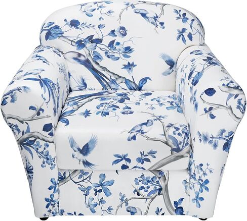 Armchair Slipcover 2 Piece, Diamond Grid Stretch Chair Covers with Separate Cushion Cover, Washable Sofa Cover Furniture Protector for Living Room (Diamond Grid) in Saudi Arabia