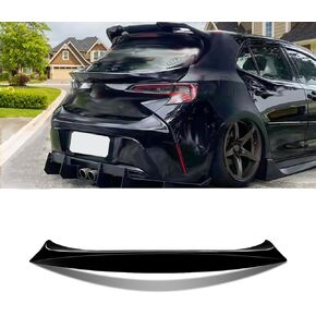 MIC Rear Trunk Spoiler Wing Compatible with Corolla SE XSE Hatchback 2018-2022 (Gloss Black) in Saudi Arabia