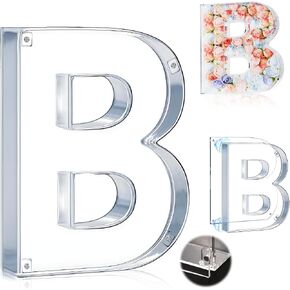 Magnetic Acrylic Letter D Charcuterie Box with Lid, 10" Reusable Acrylic Fillable Letter Charcuterie Tray Alphabet Form Plate for Birthday Party Decorative Anniversaries Display Fruit Cake(Letter D) in Kuwait