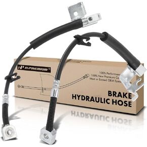 A-Premium Rear Side Brake Hydraulic Hose Compatible with Ford and Mercury Models - Explorer 2006-2011, Explorer Sport Trac 2007-2010, Mountaineer 2006-2010 - Replace# 6L2Z2282B(Pack of 2) in Kuwait