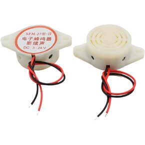 3015 Intermittent Beep High-Decibel DC 3-24V 12V Electronic Buzzer Beep Alarm 98DB Car Van SFM-27 Dimension 30 * 15MM in Saudi Arabia