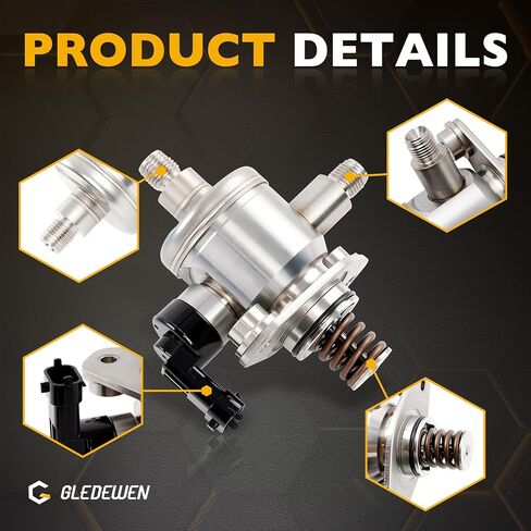 EP1028 12641847 High Pressure Fuel Pump with Gasket and Bolts for 2010-2017 Buick LaCrosse, Verano, Regal & Chevrolet Equinox, Malibu, Impala, Captiva Sport & GMC Terrain Pressure Fuel Pump Kit in Saudi Arabia