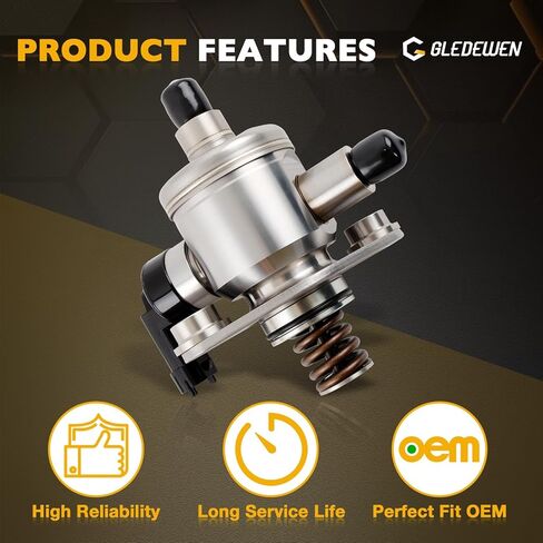 EP1028 12641847 High Pressure Fuel Pump with Gasket and Bolts for 2010-2017 Buick LaCrosse, Verano, Regal & Chevrolet Equinox, Malibu, Impala, Captiva Sport & GMC Terrain Pressure Fuel Pump Kit in Saudi Arabia