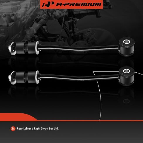 A-Premium 2 x Rear Sway Bar Links Stabilizer Bar Links, Compatible with Ford F-350 1980-1997, F-Super Duty, E-150, E-150 E-350 Econoline Club Wagon, E-250, E-350 E-450 Econoline Super Duty in Saudi Arabia