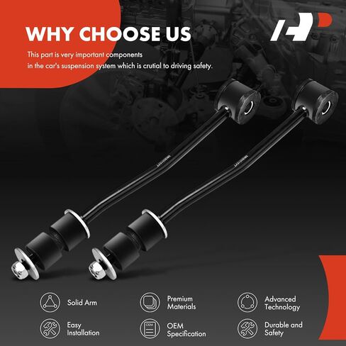 A-Premium 2 x Rear Sway Bar Links Stabilizer Bar Links, Compatible with Ford F-350 1980-1997, F-Super Duty, E-150, E-150 E-350 Econoline Club Wagon, E-250, E-350 E-450 Econoline Super Duty in Saudi Arabia