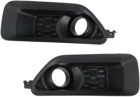 KarParts360 لـ Ram 1500 2015-2024 مجموعة إطار ضوء الضباب للسائق وجانب الركاب | 2-قطعة | المتمردين والساحر | أسود محكم | بديل لـ CH1037134 | 196743303437, 68271564AA in Saudi Arabia