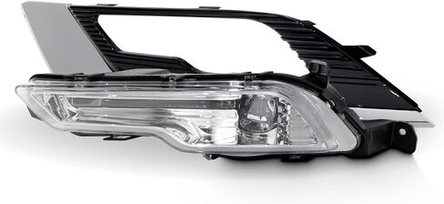 AKKON - Fits 2017 2018 2019 Ford Fusion LED Chrome Fog Lights Driving Lamp Pair w/Wiring Harness Switch Accessories in Saudi Arabia