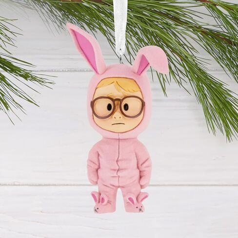Hallmark A Christmas Story Ralphie in Bunny Suit Stylized Christmas Ornament, Christmas Movie Gifts in Saudi Arabia