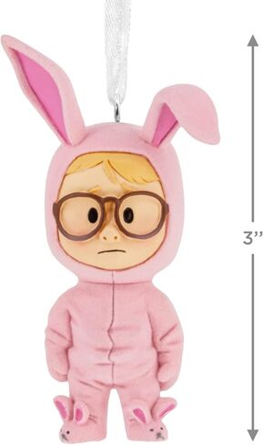 Hallmark A Christmas Story Ralphie in Bunny Suit Stylized Christmas Ornament, Christmas Movie Gifts in Saudi Arabia