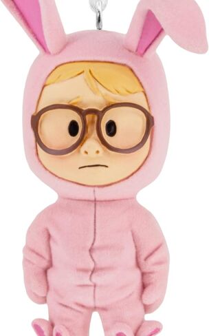 Hallmark A Christmas Story Ralphie in Bunny Suit Stylized Christmas Ornament, Christmas Movie Gifts in Saudi Arabia