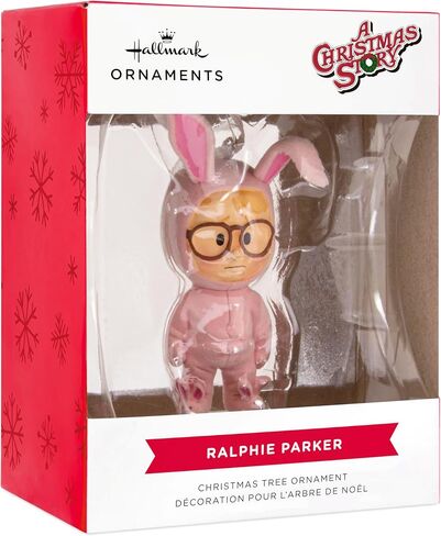 Hallmark A Christmas Story Ralphie in Bunny Suit Stylized Christmas Ornament, Christmas Movie Gifts in Saudi Arabia
