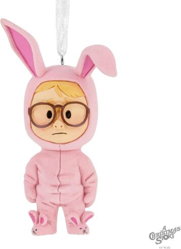 Hallmark A Christmas Story Ralphie in Bunny Suit Stylized Christmas Ornament, Christmas Movie Gifts in Saudi Arabia