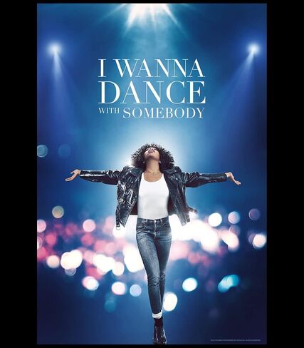 Bioworld Whitney Houston I Wanna Dance Poster Artwork Crew Neck Long Sleeve Black Unisex Adult Sweatshirt in Saudi Arabia