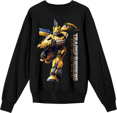 Bioworld Transformers Rise Of The Beasts Deluxe Bumblebee Crew Neck Long Sleeve Adult Tee in Saudi Arabia