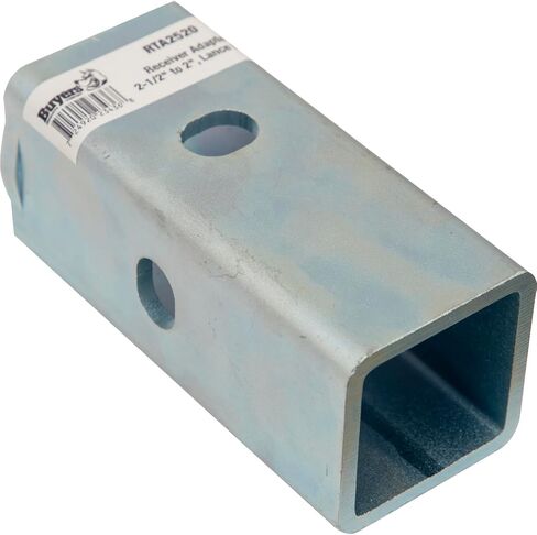 Buyers Products RTA2520 2-1/2 Inch Receiver Tube Adapter with Lance Stop, Corrosion Resistant Zinc, Slotted Hitch Pin Holes, Hitch Pin Sold Separately, Towing and Rental Towing Vehicle Accessories in Saudi Arabia