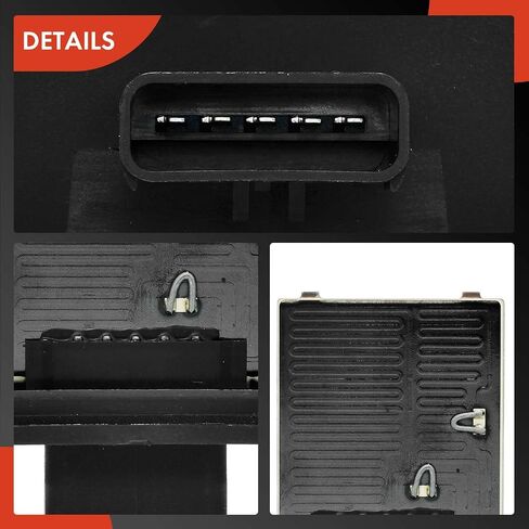 A-Premium HVAC Blower Motor Resistor Compatible with Dodge & Chrysler Vehicles - Grand Caravan 2001-2005, Caravan 2001-2005, Town & Country 2001-2005, Voyager 2001-2003 - Rear Side in Saudi Arabia