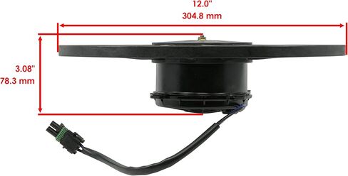 Caltric Radiator Cooling Fan Motor Compatible with Polaris RZR XP 1000 / RZR XP 4 1000 2014 2015 2016-2021 in Saudi Arabia