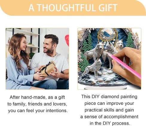 JISHSHAY Diamond Art Tabletop Diamond Art Table Top Decorations Diamond Painting Tabletop Decorations Diamond Painting Desk Ornaments Diamond Painting Desktop Diamond Art Desktop Ornaments Motorbike in Kuwait
