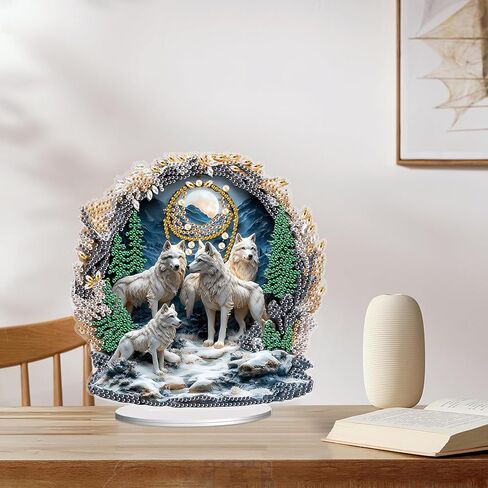 JISHSHAY Diamond Art Tabletop Diamond Art Table Top Decorations Diamond Painting Tabletop Decorations Diamond Painting Desk Ornaments Diamond Painting Desktop Diamond Art Desktop Ornaments Motorbike in Kuwait