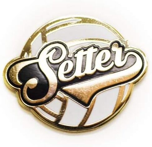 Volleyball Themed Postion/Captain Pins, Setter in Saudi Arabia