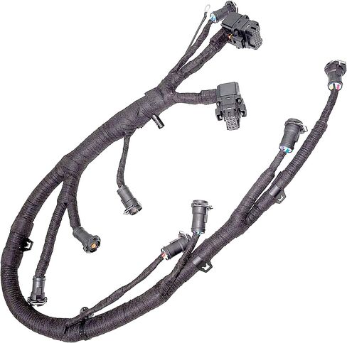 APDTY 133994 FICM Engine Fuel Injector Complete Wire & Pigtail Wiring Harness Fits 6.0L Diesel 2004-2005 Ford Excursion / 2003-2007 F250, F350, F450, F550 (Replaces 5C3Z-9D930-A, 5C3Z9D930A, AP0031) in Saudi Arabia