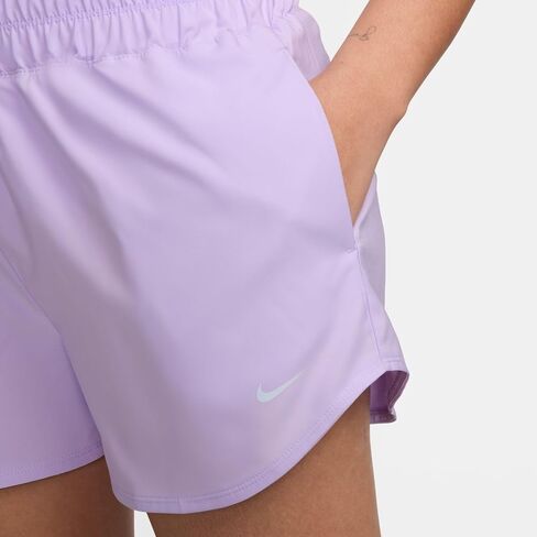 Nike One Women's Dri-FIT Ultra High-Waisted 3" Brief-Lined Shorts (Lilac Bloom, DX6642-512) Size Medium in Saudi Arabia