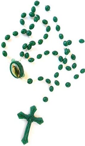 Lot of 50 Green Saint Jude Plastic Rosaries in Saudi Arabia