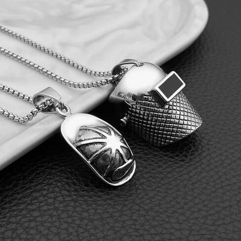 Razered Welding Necklace Welder Mask Pillar Pendant Necklaces Hiphop Classic Jewelry Stainless Steel For Men Women Gift in Saudi Arabia