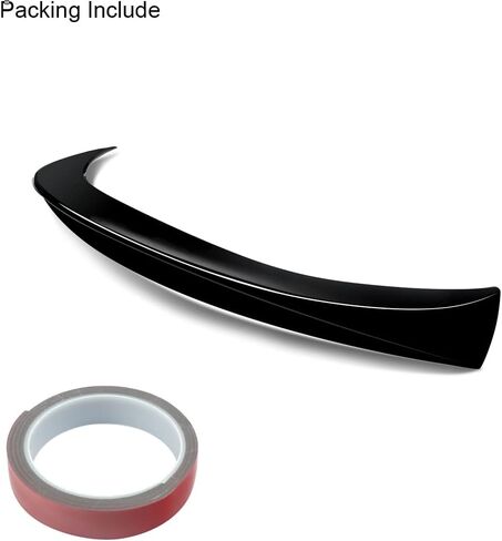 MIC Rear Trunk Spoiler Wing Compatible with Corolla SE XSE Hatchback 2018-2022 (Gloss Black) in Saudi Arabia
