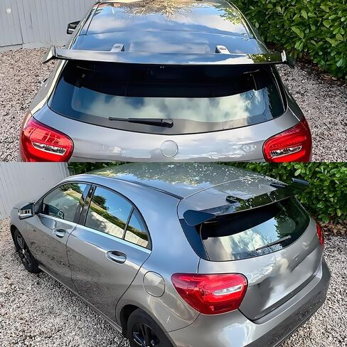 STSEV01 جناح سقف خلفي عالمي مناسب لسيارة Hyundai Veloster 2012-2017، ملحقات خارجية مثبتة على الجناح باللون الأسود اللامع على طراز GT in Kuwait