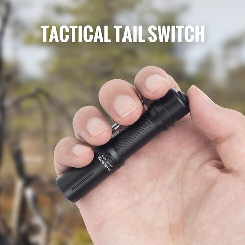 ThruNite EDC Flashlight Archer Mini، 405 Lumens Tail Switch LED Flashlight، USB C قابلة للشحن قلم جيب صغير للتخييم، في الهواء الطلق، والطوارئ - أبيض بارد in Kuwait